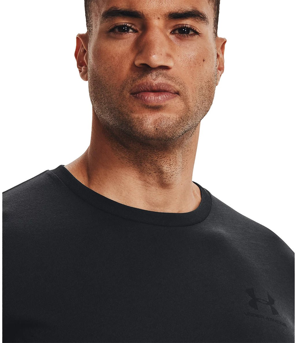 Under Armour Sportstyle Left Chest T-Shirt Siyah