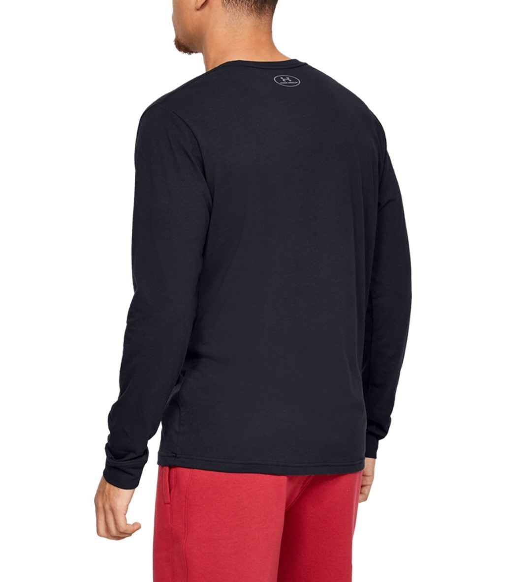 Under Armour Sportstyle Left Chest Uzun Kollu T-Shirt Siyah