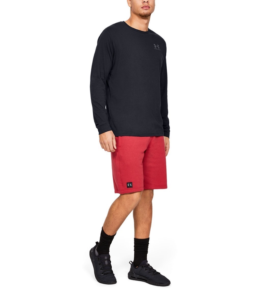 Under Armour Sportstyle Left Chest Uzun Kollu T-Shirt Siyah