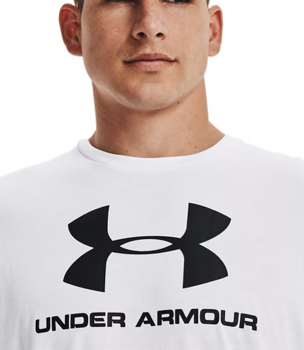 Under Armour Sportstyle Logo T-Shirt Beyaz