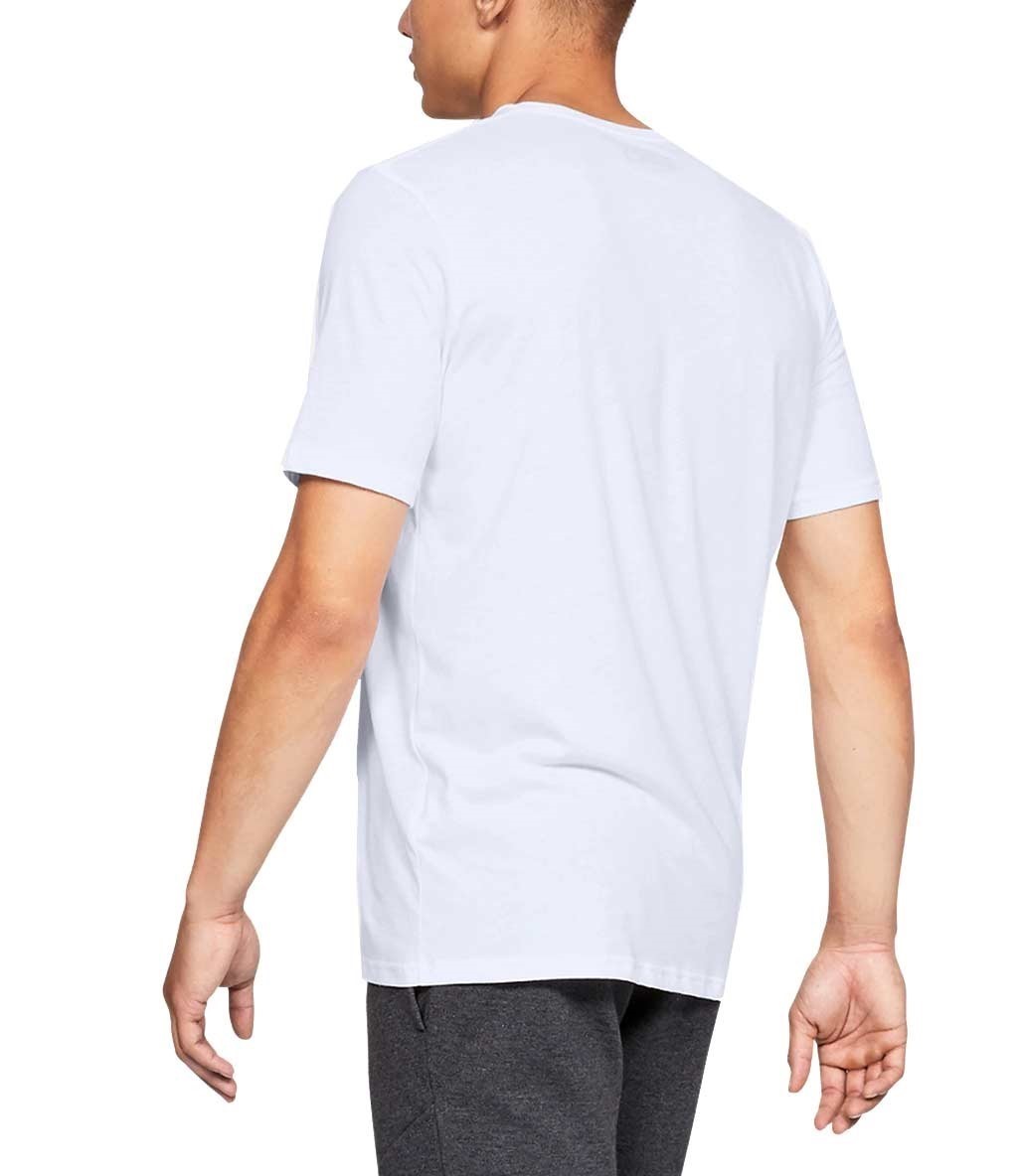 T shirt bianca under armour best sale