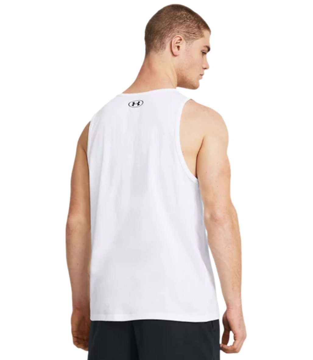 Under Armour Sportstyle Logo Tank Atlet Beyaz