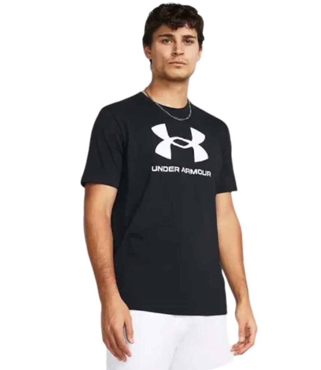 Under Armour Sportstyle Logo Update Kısa Kollu T-Shirt Siyah