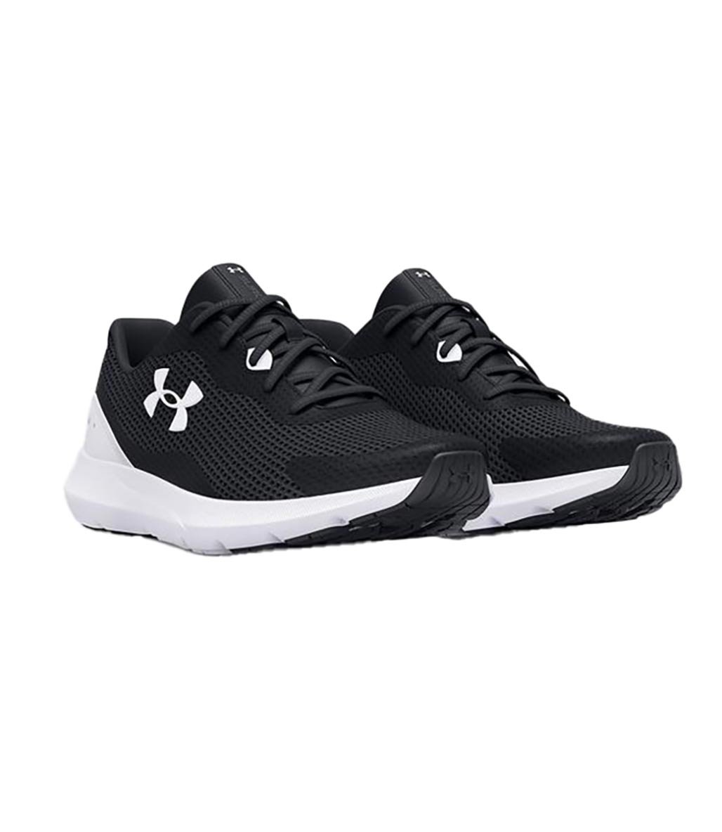 Under Armour Surge 3 Ayakkabı Siyah Beyaz