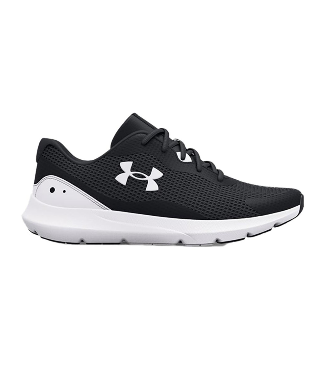 Under Armour Surge 3 Ayakkabı Siyah Beyaz
