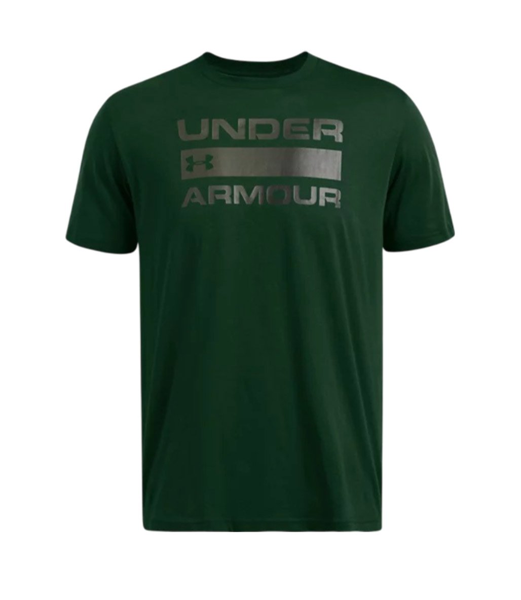 Under Armour Team Issue Wordmark T-Shirt Koyu Yeşil