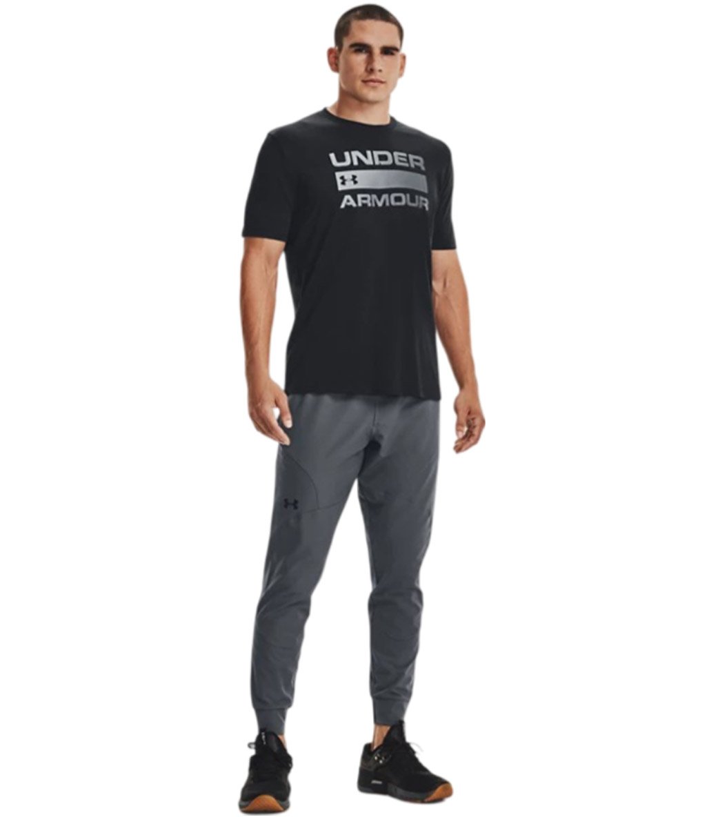 Under Armour Team Issue Wordmark T-Shirt Siyah Gri