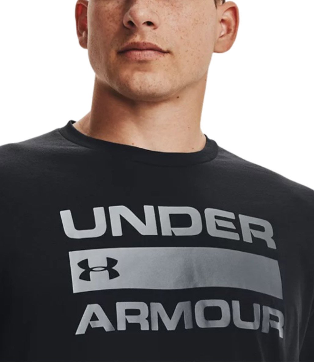 Under Armour Team Issue Wordmark T-Shirt Siyah Gri