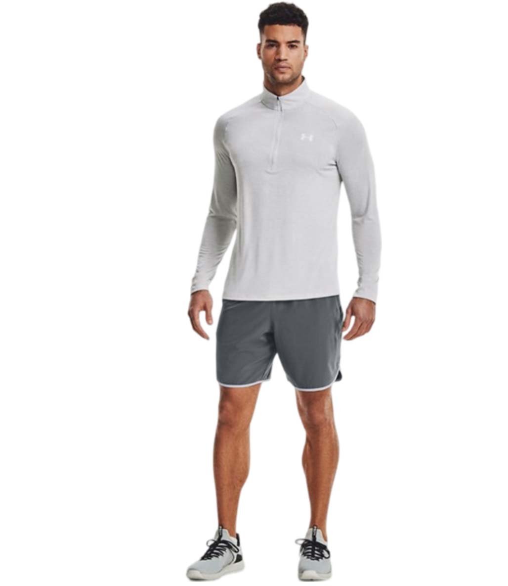 Under Armour Tech 1/2 Zip Yarım Fermuarlı Sweatshirt Açık Gri