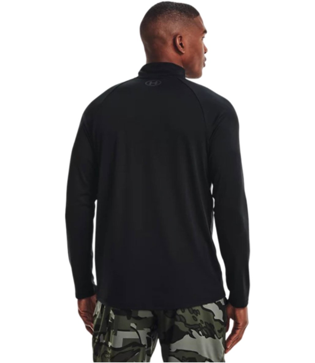 Under Armour Tech 1/2 Zip Yarım Fermuarlı Sweatshirt Siyah
