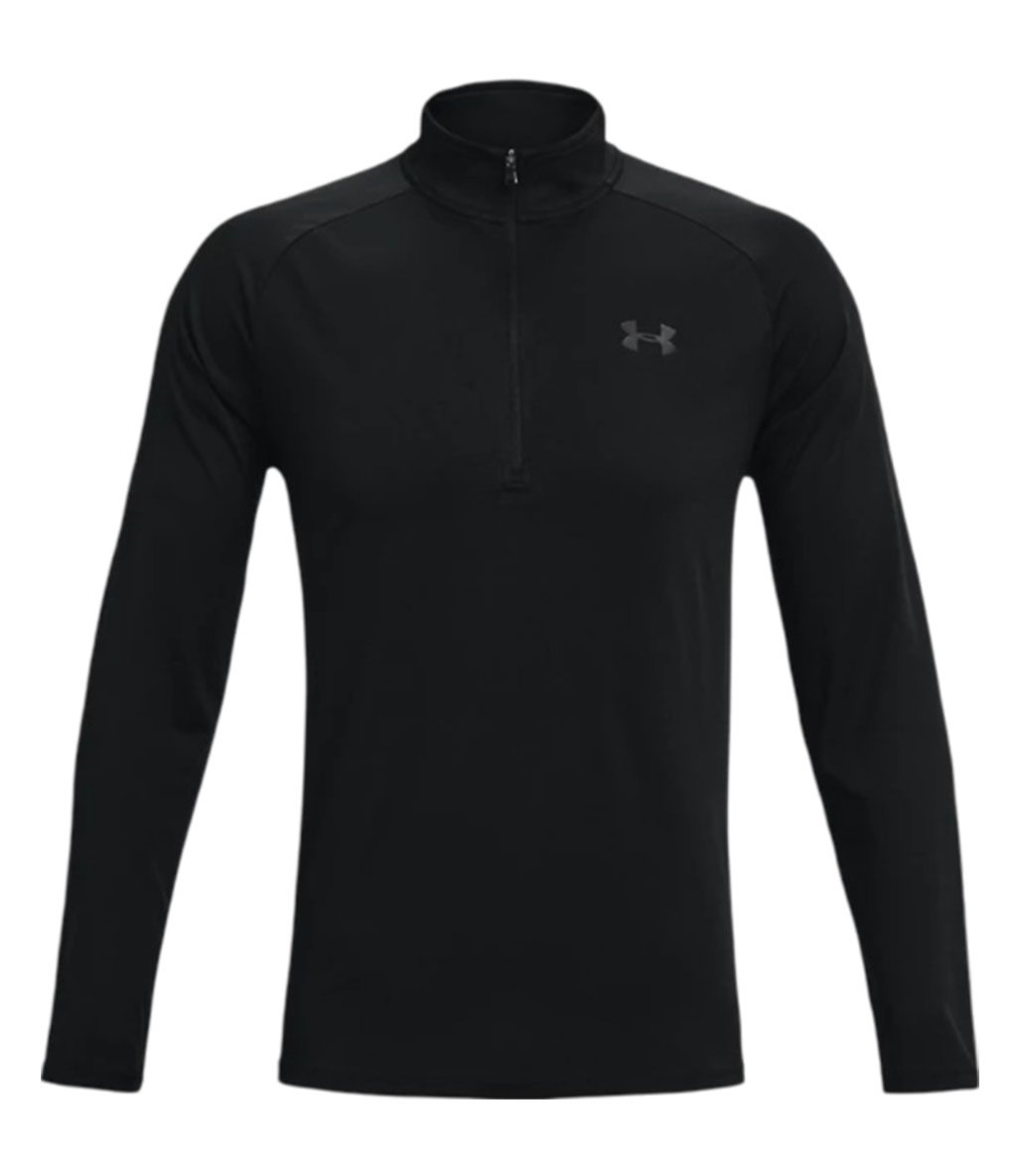 Under Armour Tech 1/2 Zip Yarım Fermuarlı Sweatshirt Siyah