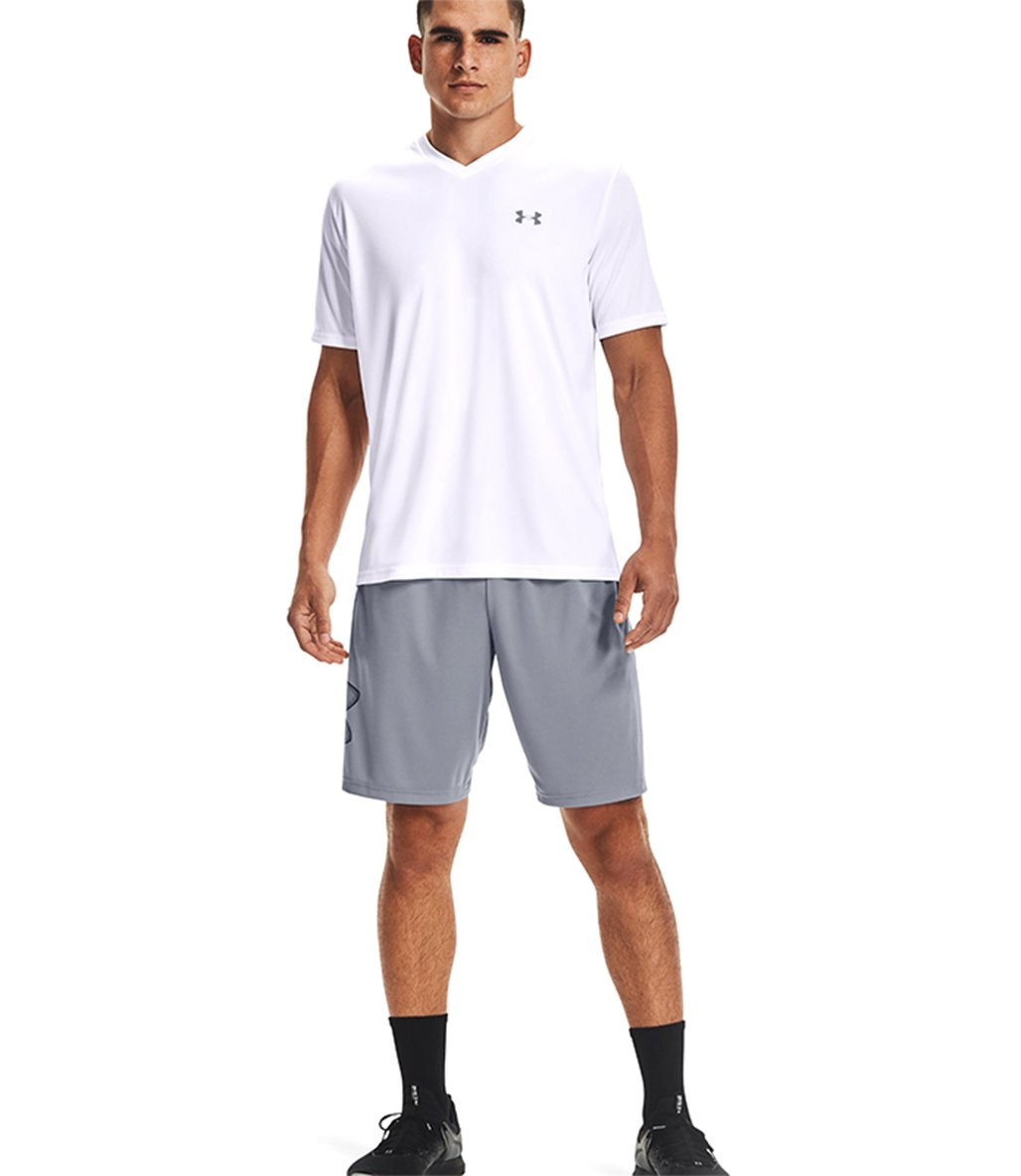 Under Armour Tech Graphic Şort Gri