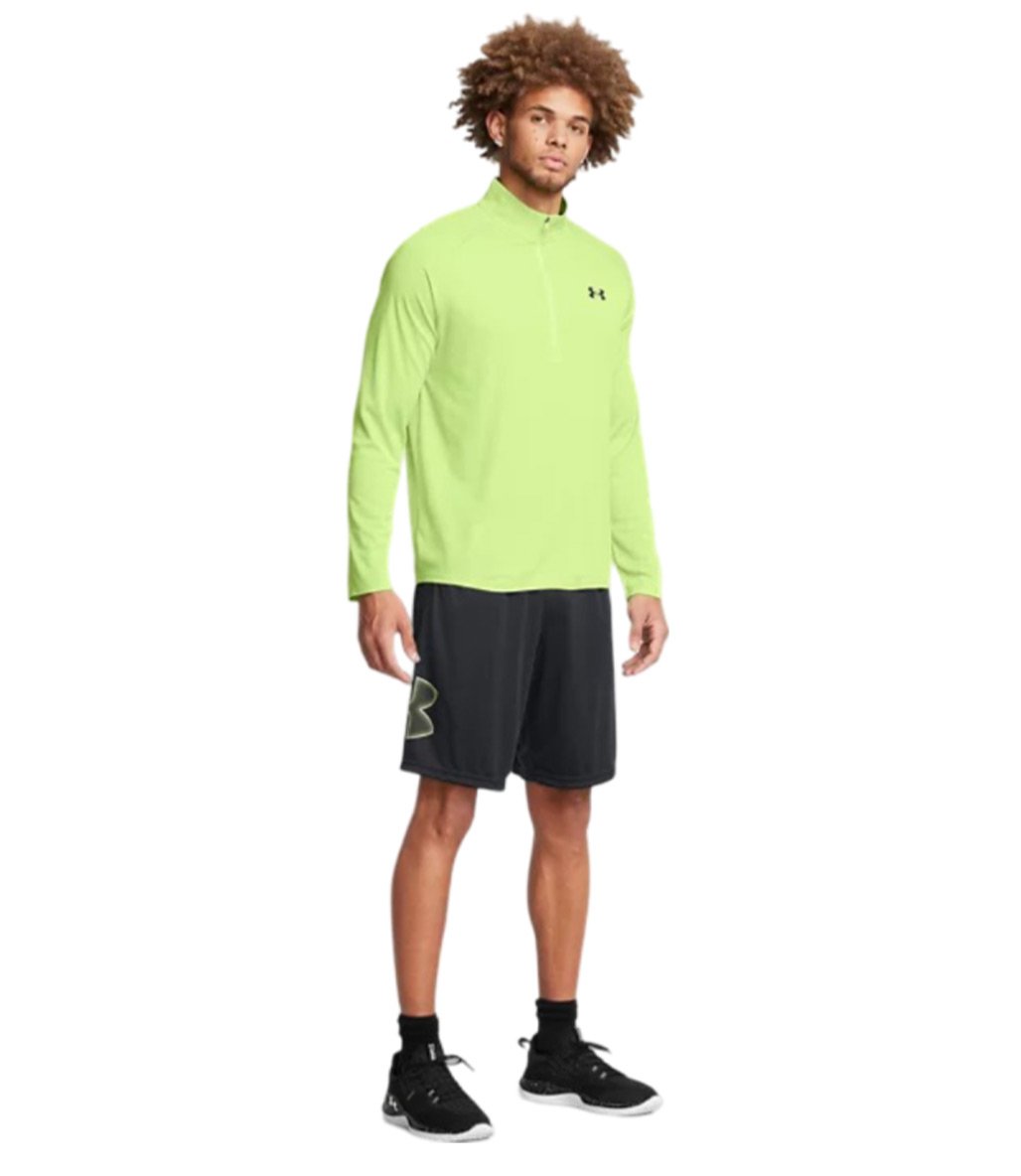 Under Armour Tech Graphic Şort Siyah Gri