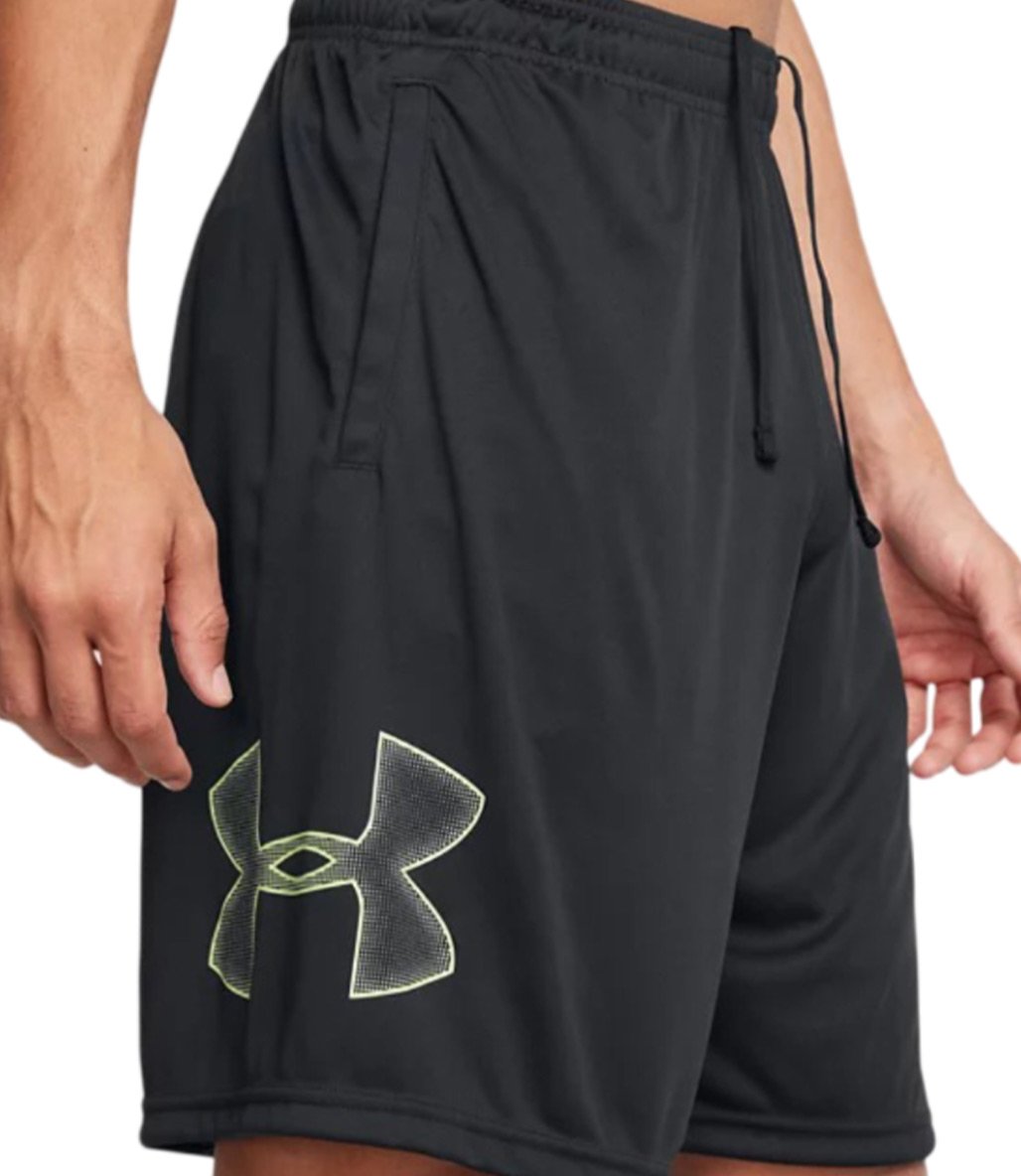 Under Armour Tech Graphic Şort Siyah Gri