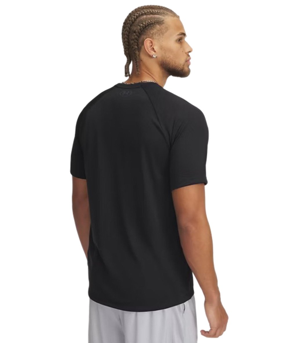 Under Armour Tech Print Fill Kısa Kollu T-Shirt Siyah