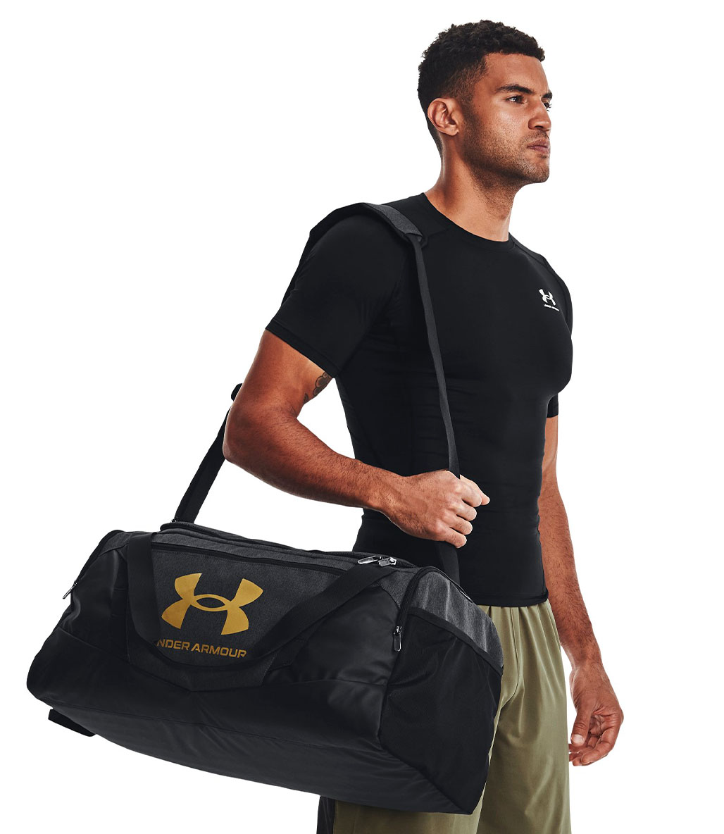 Under Armour Undeniable 5.0 Medium Duffle Silindir Çanta Siyah Gold