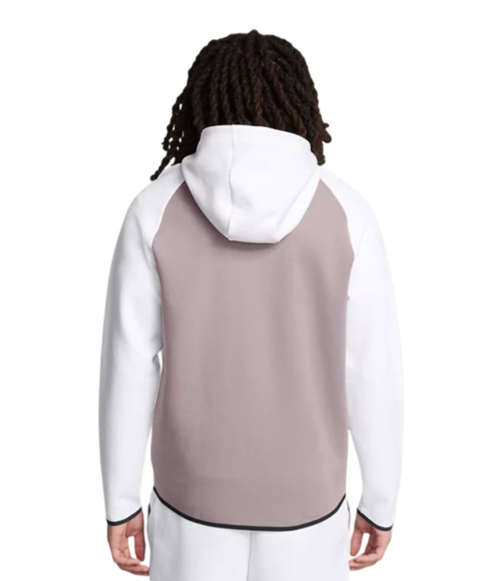 Under Armour Unstoppable Fleece HD EU Tam Fermuarlı Sweatshirt Beyaz Gri