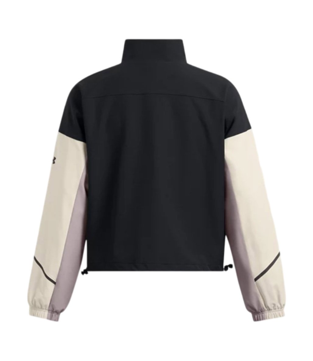 Under Armour Unstoppable Kadın Fermuarlı Sweatshirt Siyah Beyaz