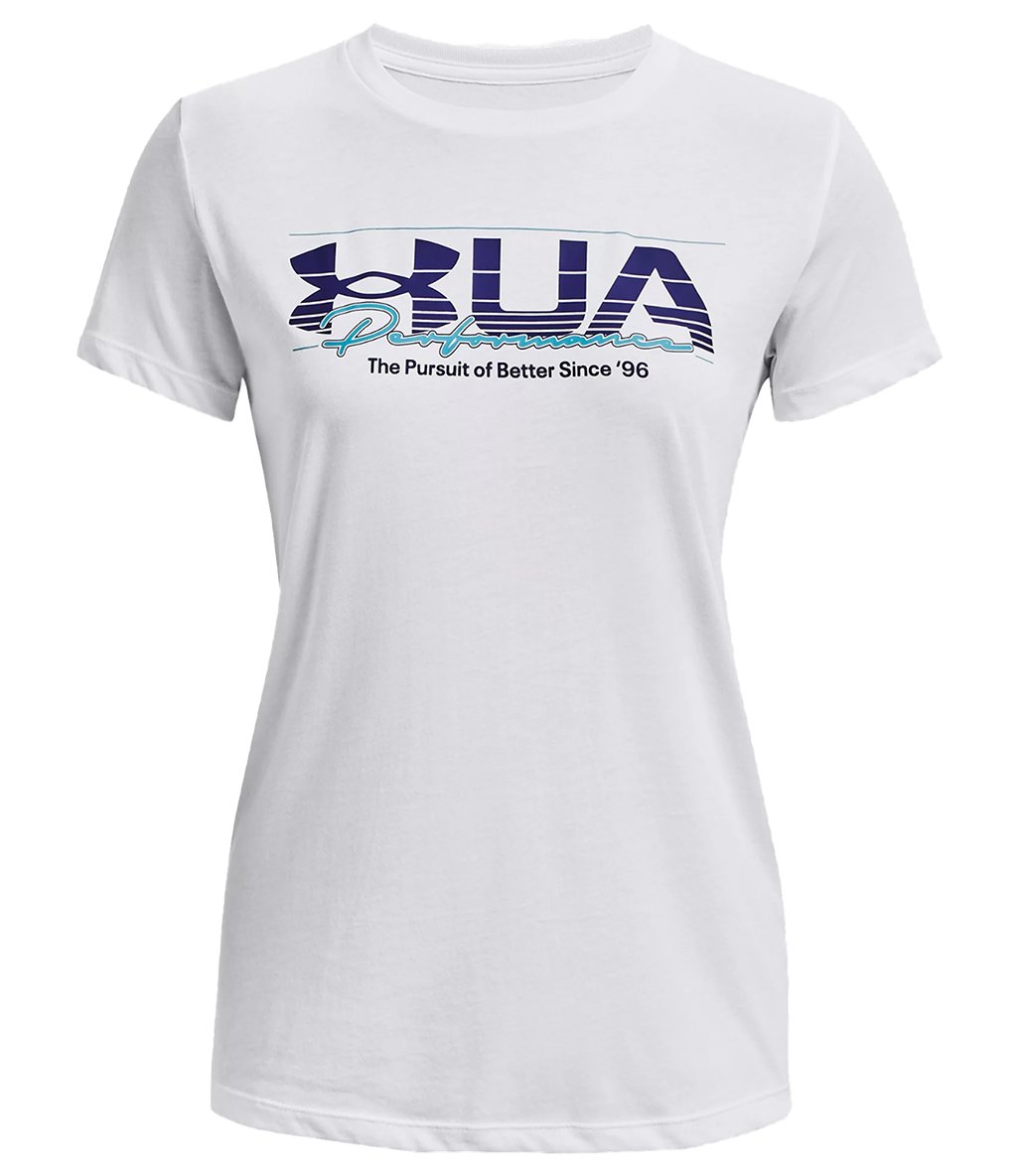 Under Armour Vintage Performance Kadın Kısa Kollu T-Shirt Beyaz