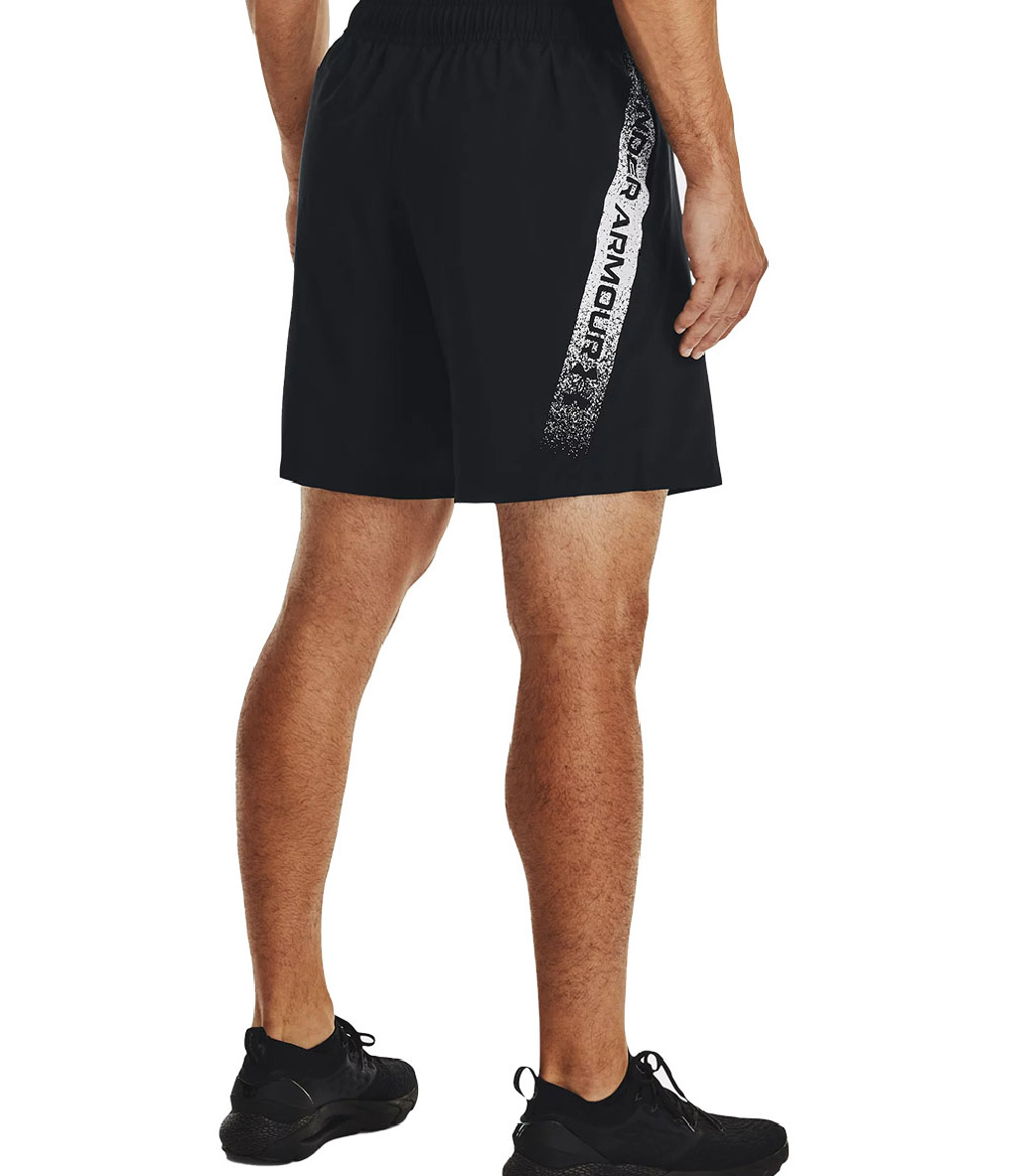 Under Armour Woven Graphic Şort Siyah