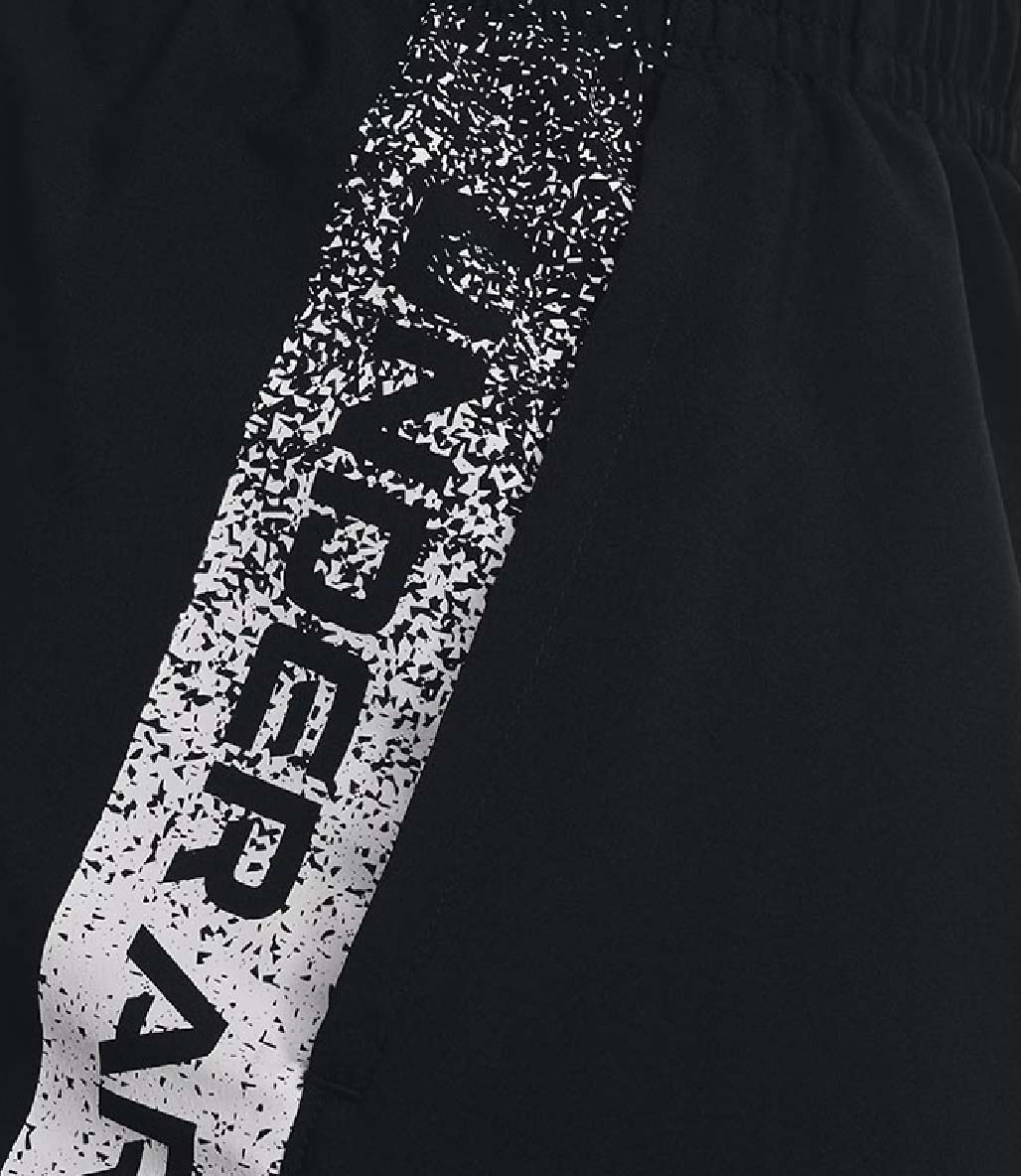 Under Armour Woven Graphic Şort Siyah