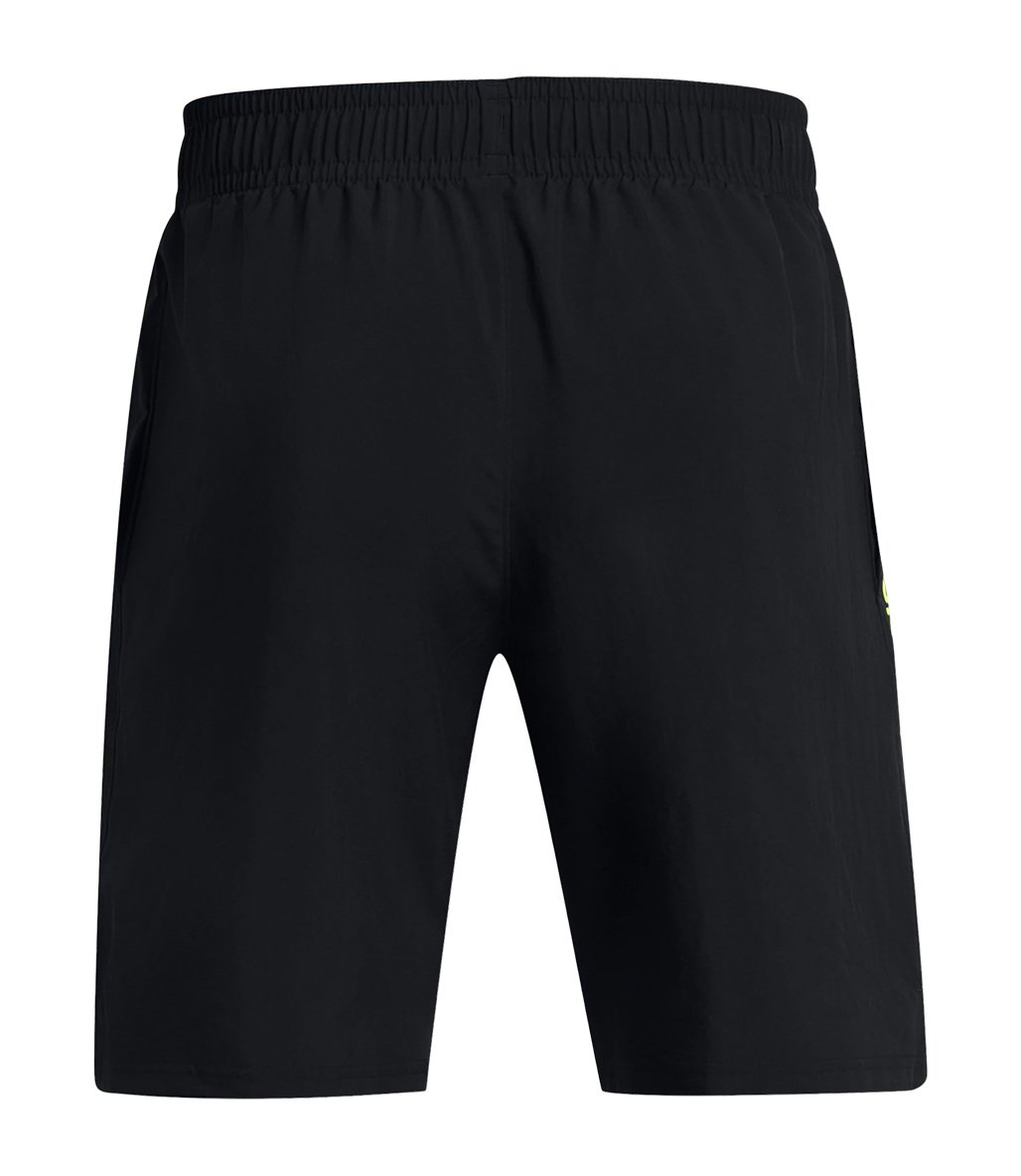 Under Armour Woven Wordmark Şort Siyah Sarı