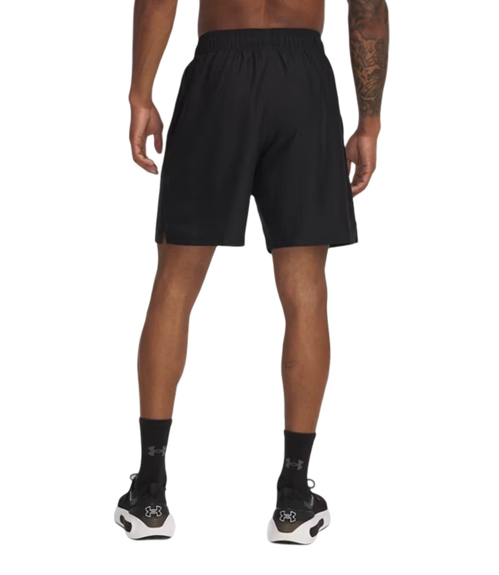 Under Armour Woven Wordmark Şort Siyah Yeşil