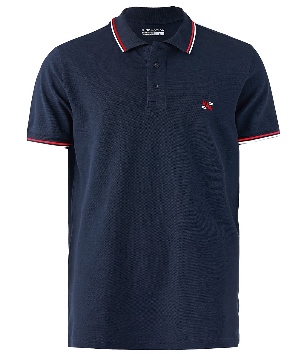 Windmotion Pucino Polo Yaka T-Shirt Lacivert