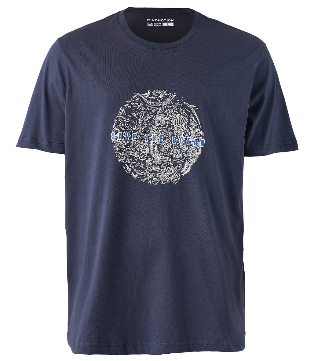 Windmotion Titosa Kısa Kollu T-Shirt Lacivert