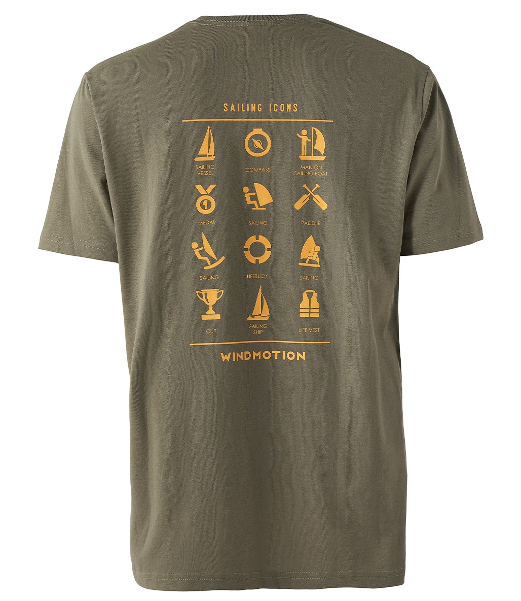 Windmotion Tobias Kısa Kollu T-Shirt Haki