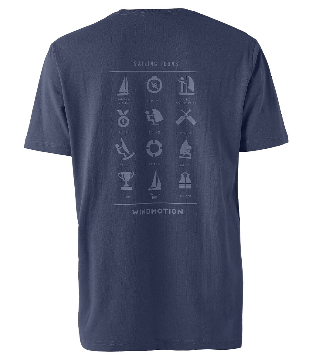 Windmotion Tobias Kısa Kollu T-Shirt Lacivert