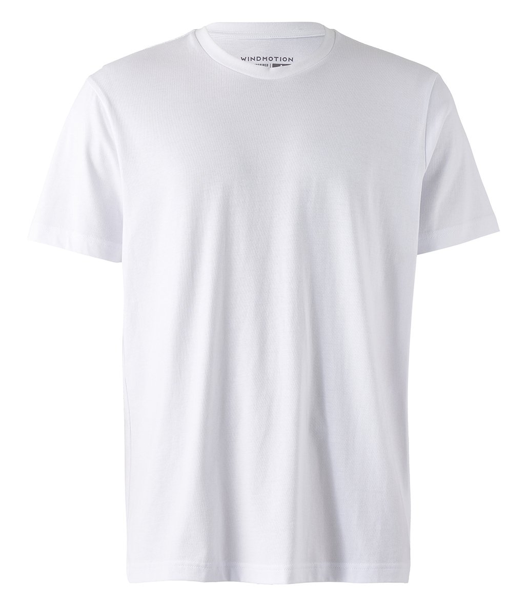 Windmotion Torse Kısa Kollu T-Shirt Beyaz