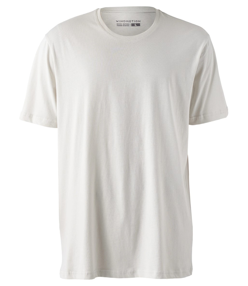 Windmotion Torse Kısa Kollu T-Shirt Gri