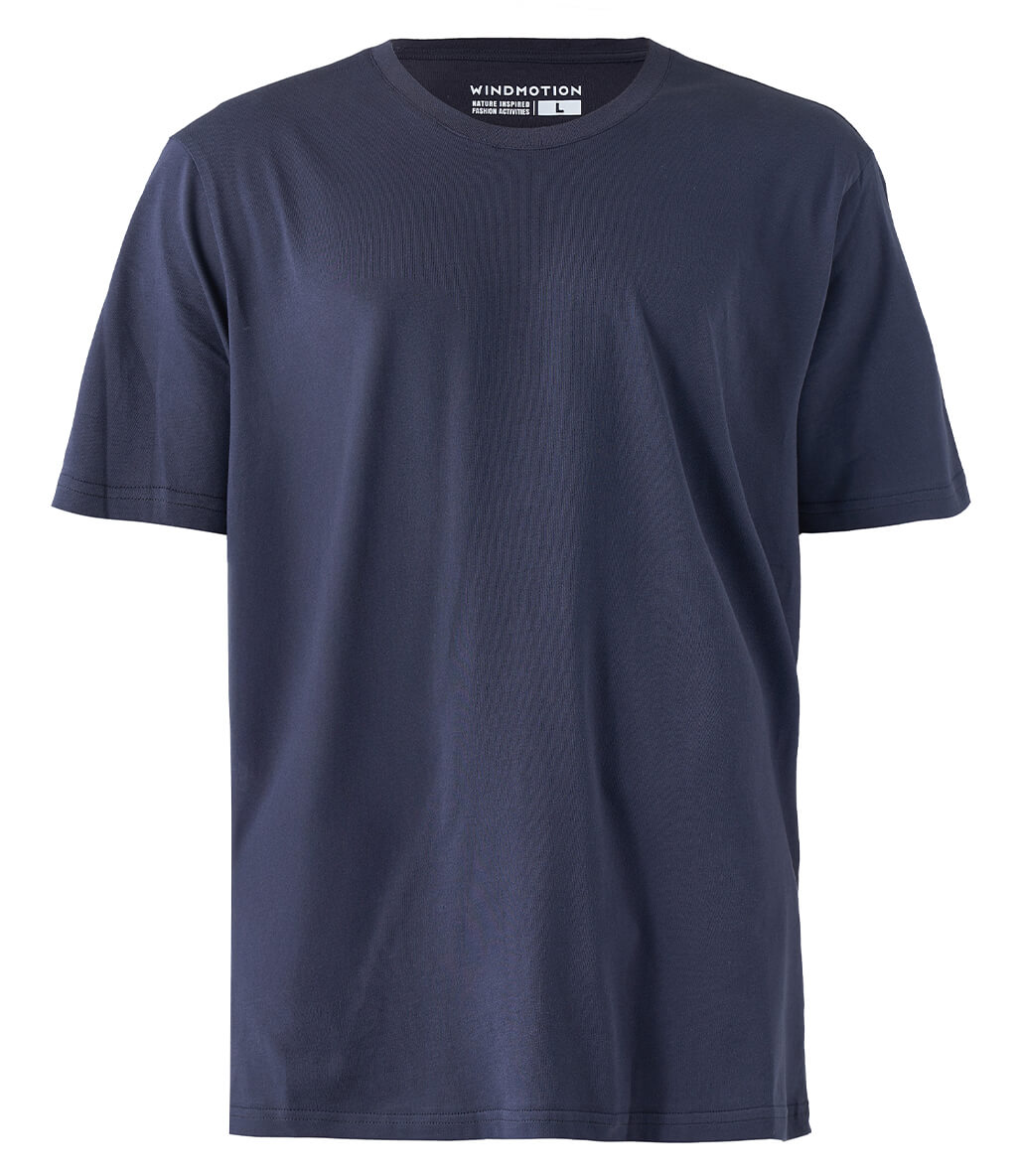 Windmotion Torse Kısa Kollu T-Shirt Lacivert