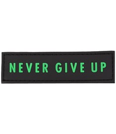 MuscleCloth Never Give Up Patch 11x3 Cm