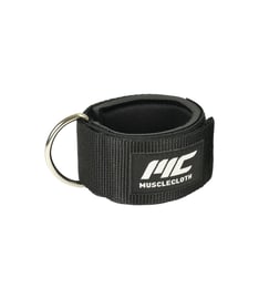 MuscleCloth Padded Ankle Cuff Tekli Paket Siyah