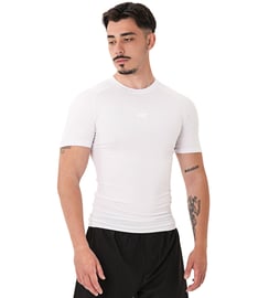 MuscleCloth Tech Kısa Kollu T-Shirt Beyaz