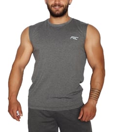 MuscleCloth Training Kolsuz T-Shirt Gri