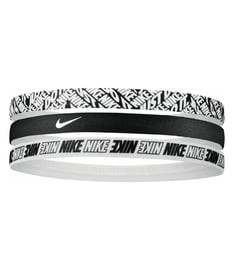 Nike Printed Headbands 3'lü Saç Bandı Siyah