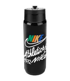 Nike Tr Renew Recharge Straw Bottle Matara 700 ml Siyah Beyaz
