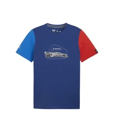 Puma Bmw Mms Ess Kısa Kollu T-Shirt Mavi