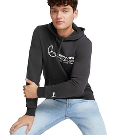 Puma Mercedes AMG Petronas Ess Kapüşonlu Sweatshirt Siyah