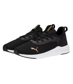 Puma SoftRide Flair Kadın Ayakkabı Siyah Gold