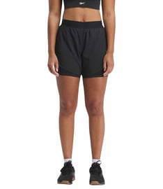 Reebok Running 2 in 1 Kadın Şort Siyah