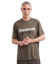 Reebok Training Gfx Kısa Kollu T-Shirt Haki