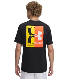 Under Armour 60/40S Evol Logo Kısa Kollu T-Shirt Siyah