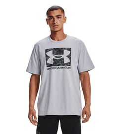 Under Armour Abc Camo Boxed Logo Ss Kısa Kollu T-Shirt Gri