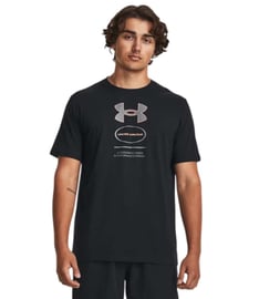 Under Armour Branded Gel Stack Kısa Kollu T-Shirt Siyah