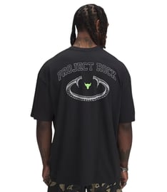 Under Armour Project Rock Heavyweight Kısa Kollu T-Shirt Siyah