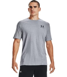 Under Armour Sportstyle Left Chest T-Shirt Gri